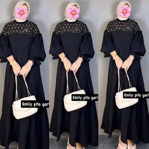 EMILY DRESS BAHAN RAYON//LD 115 CM