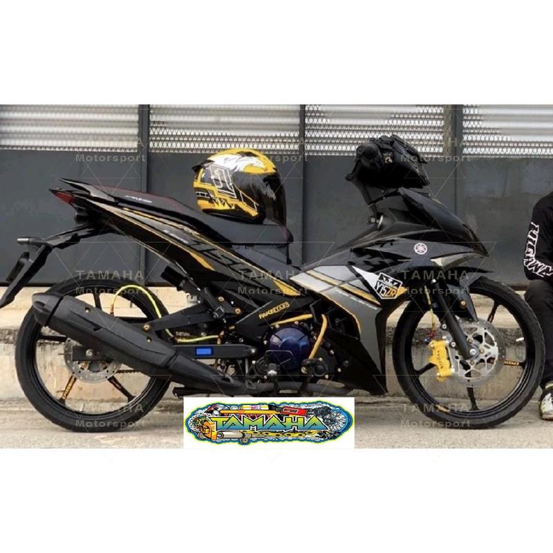 Yamaha Y15 Y15zr V1 V2 yellow robot customer full black cove - TikTok ...