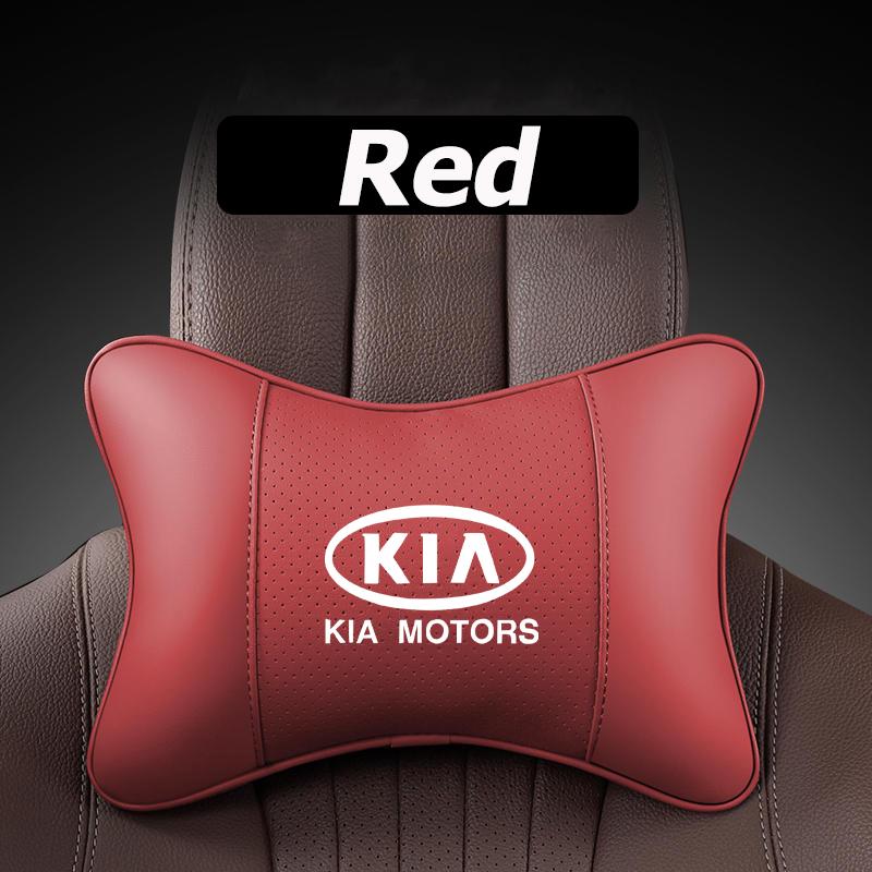 Tựa Đầu Xe Hơi, Gối Bảo Vệ Cổ, Thích Hợp Cho Kia K2 K3 K5 Rio Soul Carens Optima Forte Pregio Cerato Sedona Niro KX3, Phụ Kiện Ghế Xe Hơi, Tựa Đầu Bằng Da 2