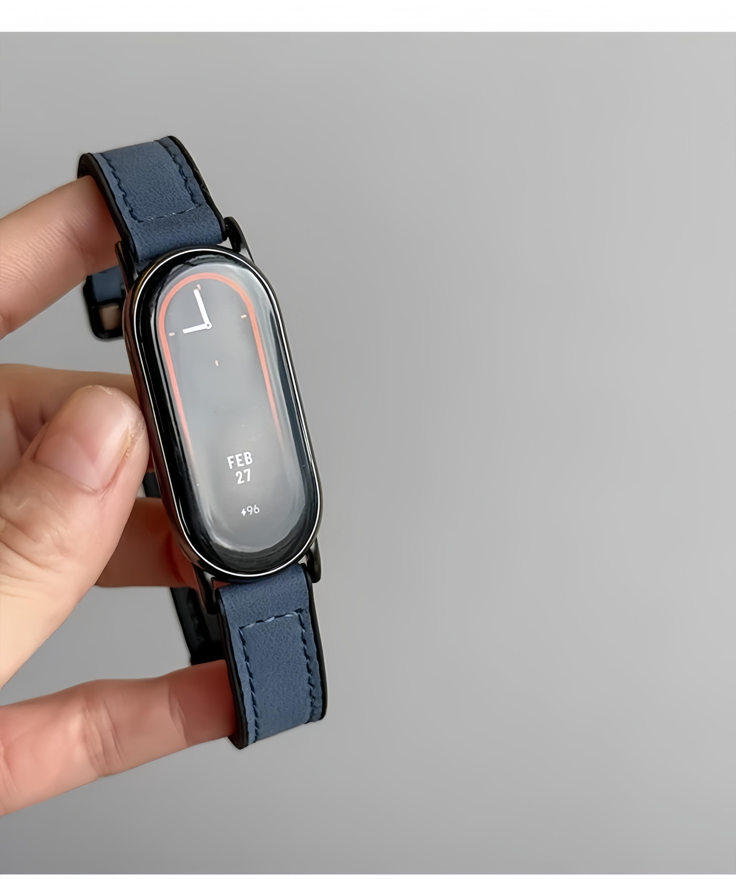 (Tidak termasuk jam)tali jam tangan For Xiaomi Smart Band 8/9/10 Strap Kulit Magnetik Tali Mi Band 8 9 10 Kulit Olahraga Tahan Air (Tidak termasuk jam)tali jam tangan For Xiaomi Smart Band 8/9/10 Strap Kulit Magnetik Tali Mi Band 8 9 10 Kulit Olahraga Tahan Air