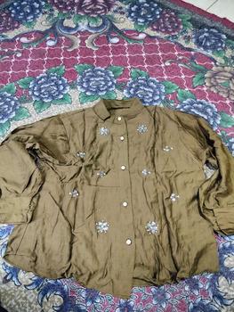 Product Review of CLARA One Set Wanita Payet Mewah Linen Setelan Atasan Rok Kekinian from ⋆**⋆ 3