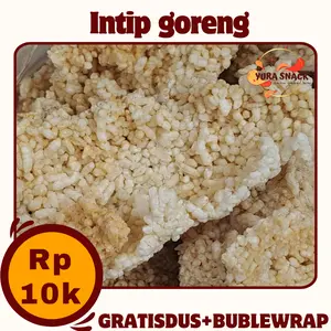 Intip Goreng Gurih Renyah - Cemilan Tradisional Murah Meriah Rp10 ribu Kemasan 250gr 500gr 1kg