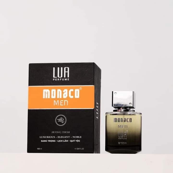 Nước Hoa lua Nam Monaco Men 100ml, Mùi Hương Nam Tính Mạnh Mẽ Lịch Lãm Sang Trọng, Hộp Đựng Sang Trọng, Lưu Hương 8-12 Giờ
