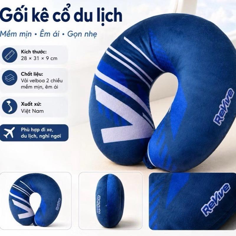 Gối Cổ Revi.ve Chống đau mỏi vai gáy ,Du Lịch Đi chơi-Mềm Mại êm ái