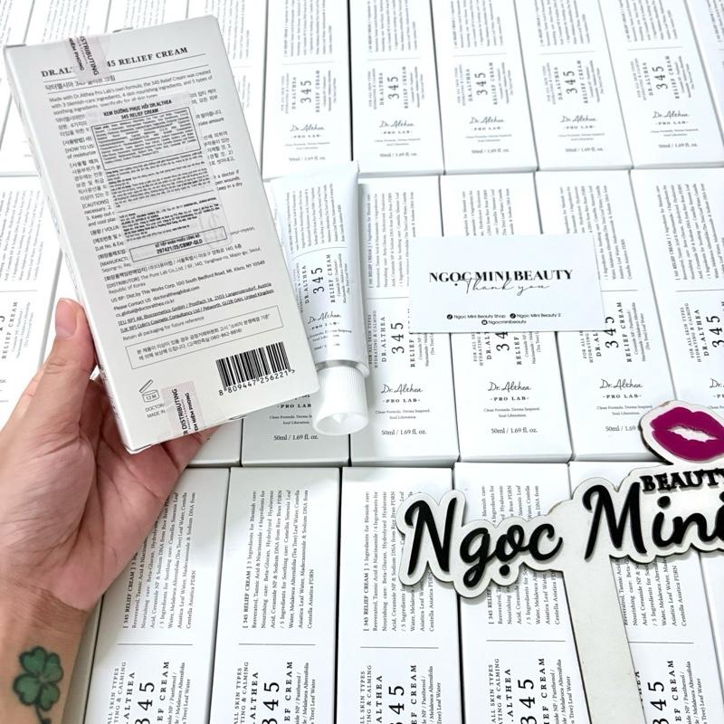   Chính Hãng Có Tem Phụ  Kem dưỡng 345 Relief Cream DR ALTHEA hỗ trợ sáng da cấp ẩm phục hồi dịu nhẹ THUẦN CHAY VEGAN 