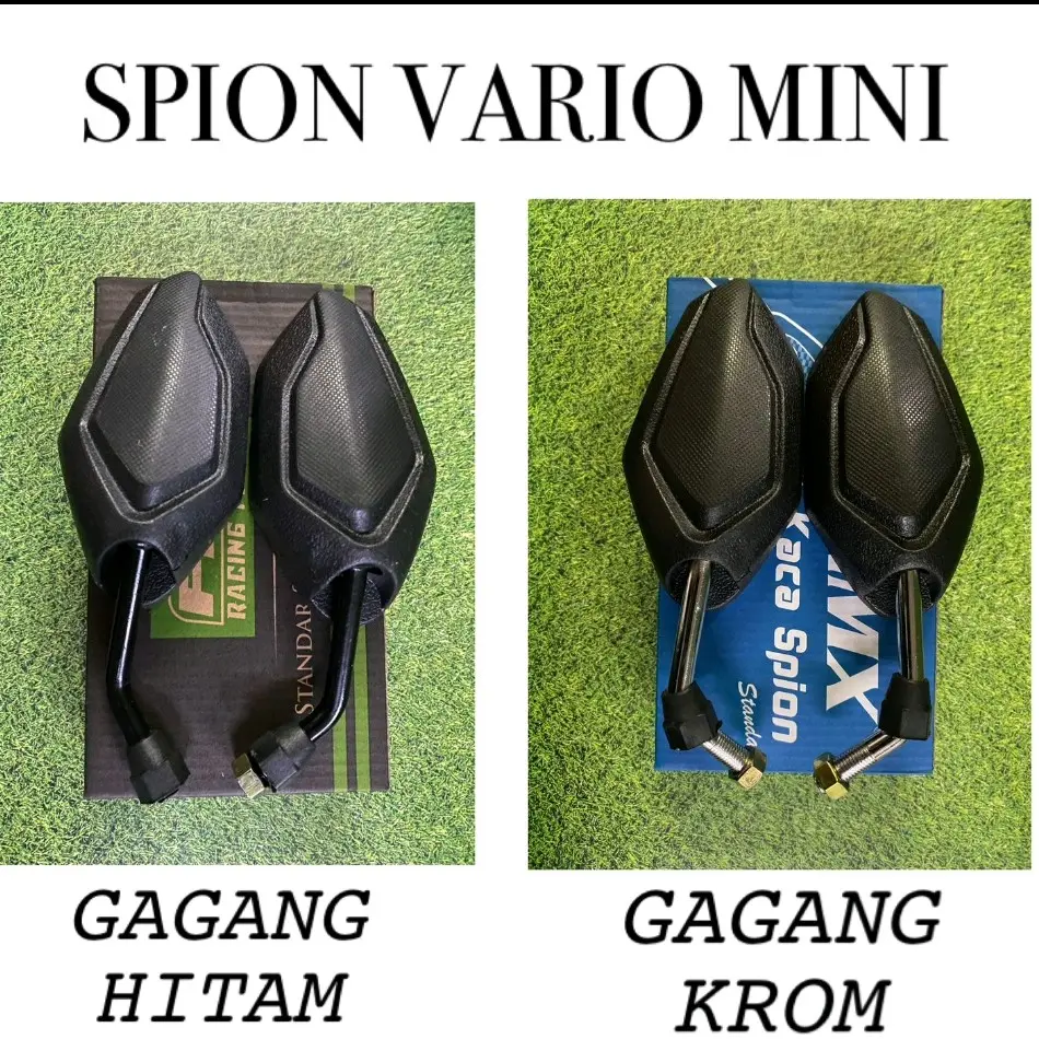 Spion Standar Vario 125/150 Baru Gagang Hitam Croom Universal Honda Motorcycle - Accessories Aksesoris