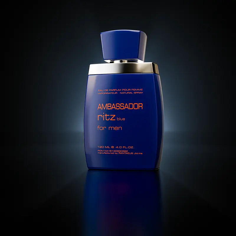 Ambassador Eau De Parfum Ritz Blue for Men - 120ml / Parfum Pria EDP / Parfum Original