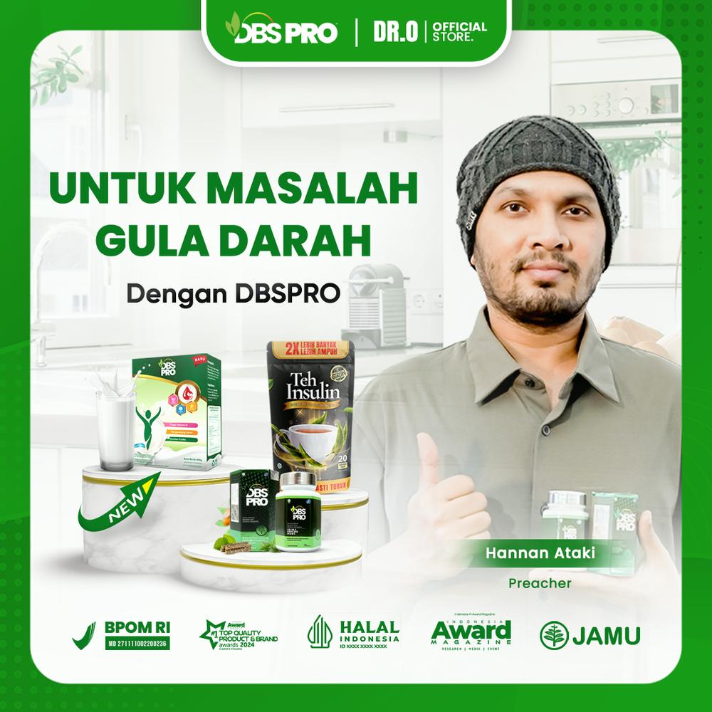 DBS PRO - Membantu Melancarkan Produksi Insulin | Paket Bundling Sesuai Variasi - 1 teh insulin