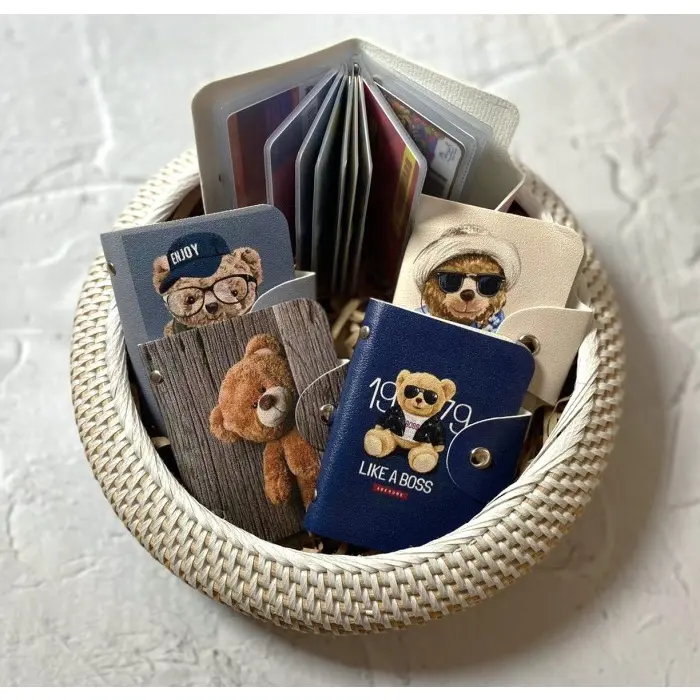 ENNWEN DKK16 Dompet Kartu Bear Isi 20 Card Holder