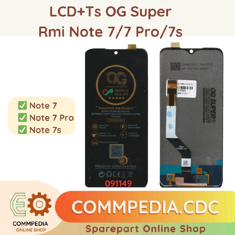 LCD+Ts Xmi Rmi Note 7/Note 7pro/Note 7s - Shop | Tokopedia