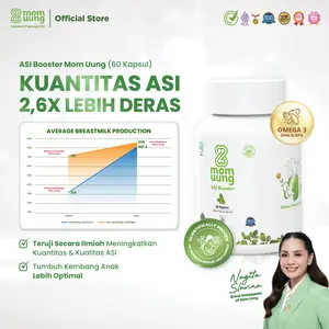 Mom Uung ASI Booster 60 Kapsul - Pelancar ASI  Ibu Hamil & Busui - Halal BPOM