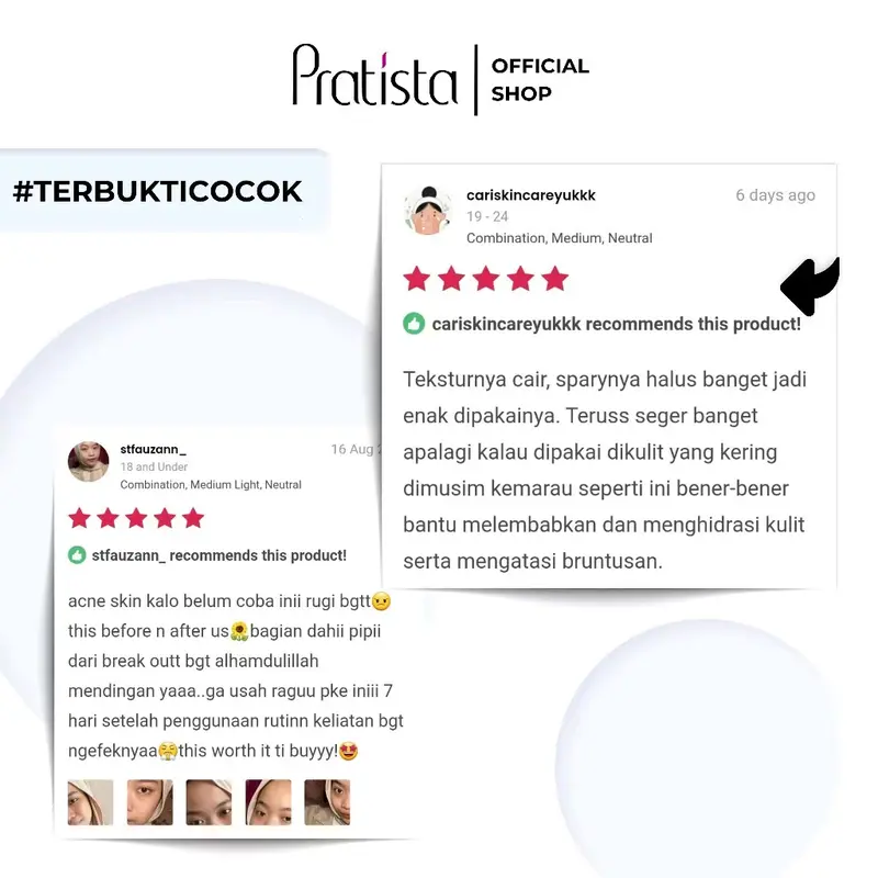 Pratista Face Mist Calming Spray untuk jerawat & bruntusan 100ml Perawatan Berjerawat csm 2