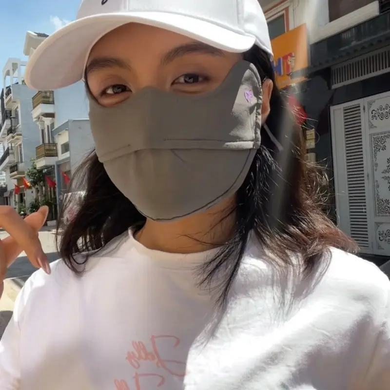 Khẩu Trang Chống Tia UV KTUV01 Women Nhung, Có Logo Đổi Màu - Phụ Kiện 8