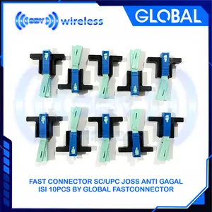FAST CONNECTOR SC/UPC JOSS ANTI GAGAL ISI 10PCS BY GLOBAL FASTCONNECTOR