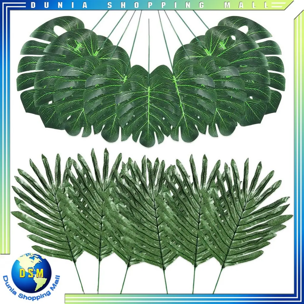 DSM Daun Pakis Artificial Palem 53 Daun Plastik Hiasan Dekorasi Wedding Daun Artificial Dekorasi Rumah Artificial Home Decor
