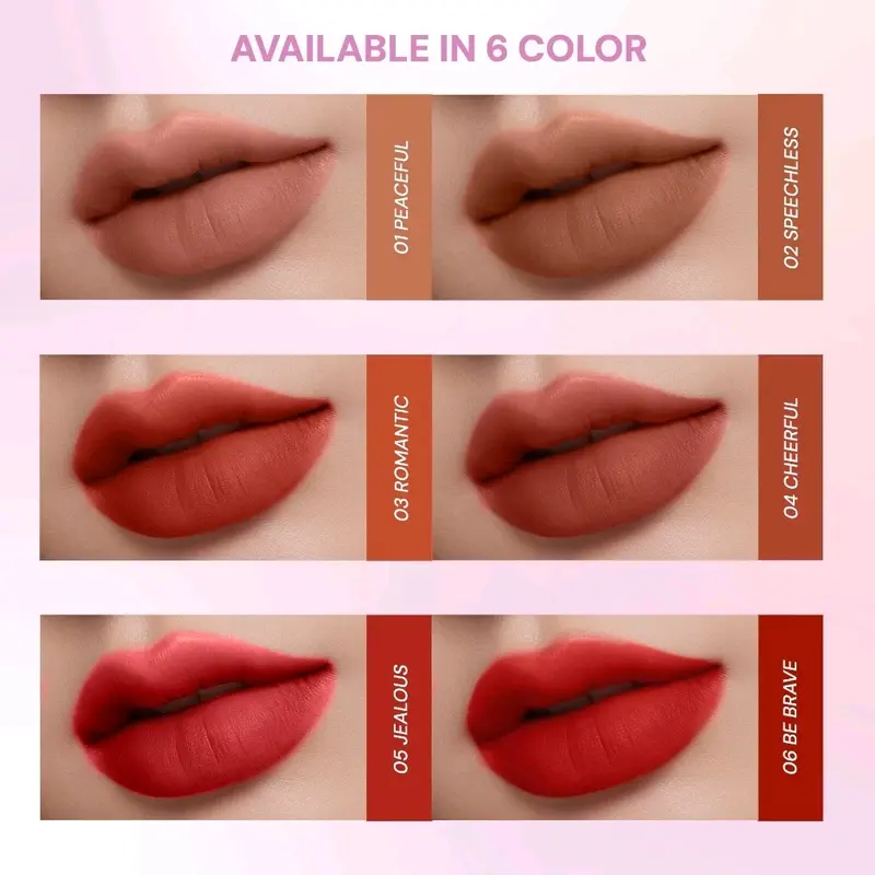 Xi Xiu Divane Lip Matte Sense 4
