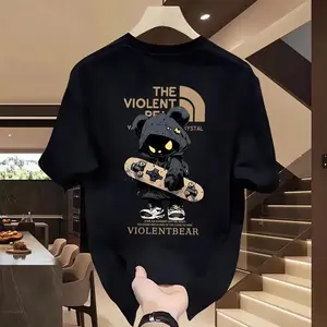 Kaos Unisex Lengan Pendek | Retro Streetwear Gaya Vintage Korea Keren