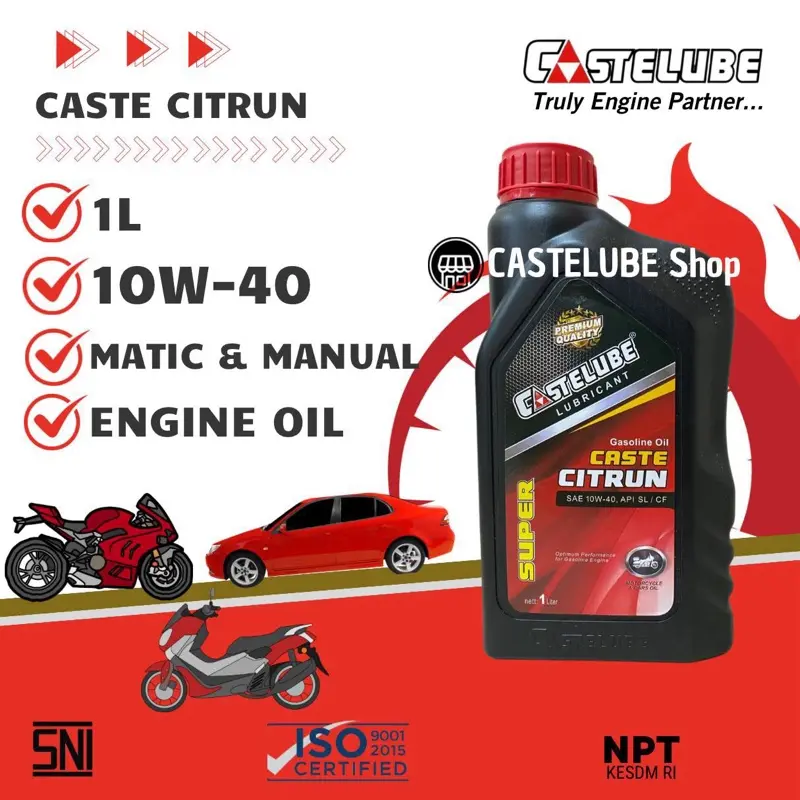 Castelube Citrun SAE 10W-40 1L