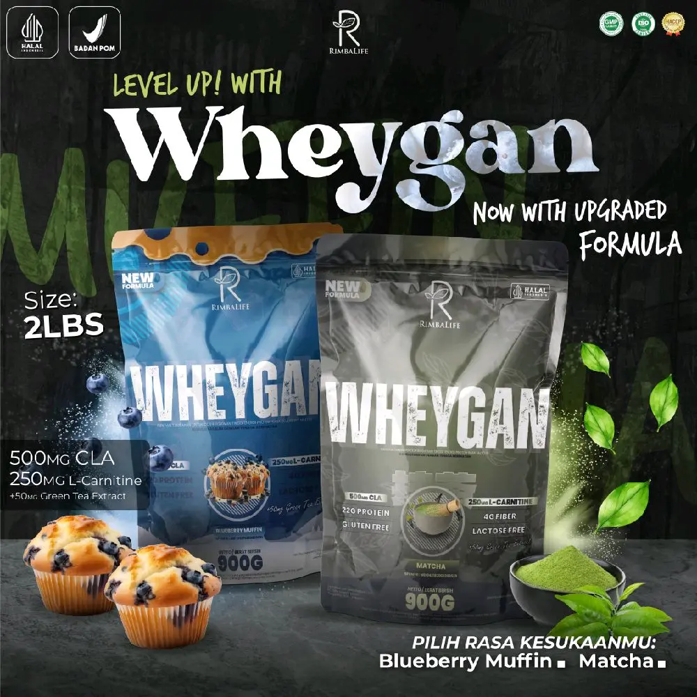 Rimbalife Wheygan protein 900gram 2 Lbs