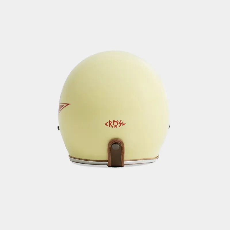 CRSL Racer Helmet Cream I Helm Motor Retro Vintage I Headwear Hat I Pelindung Kepala I Helmet Rider Motorcycle I Bogo Unisex Pria Wanita 6