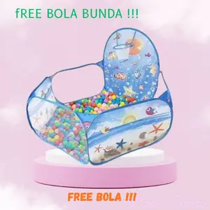 Kolam Mandi Bola Tenda Keranjang Mandi Bola Anak Tenda Mandi Bola Free  Bola