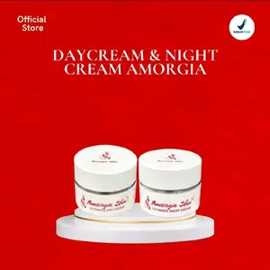 AMORGIA SKIN - DAYCREAM AMORGIA & NIGHTCREAM AMORGIA (Wajah Mencerahkan Perawatan)