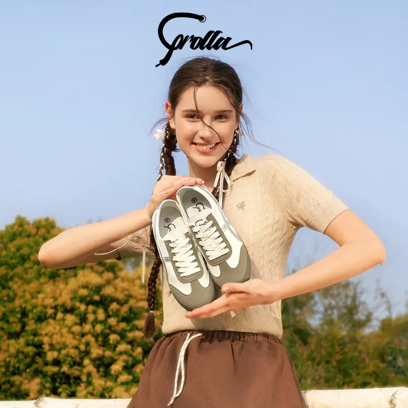 COROLLA Sepatu Olahraga Wanita Tiger-66 Sepatu Casual Sport Shoes Sneakers Viral Sepatu Kerja Main Outdoor Onitsuka BlackCoklat Merah Biru Putih Hitam 8