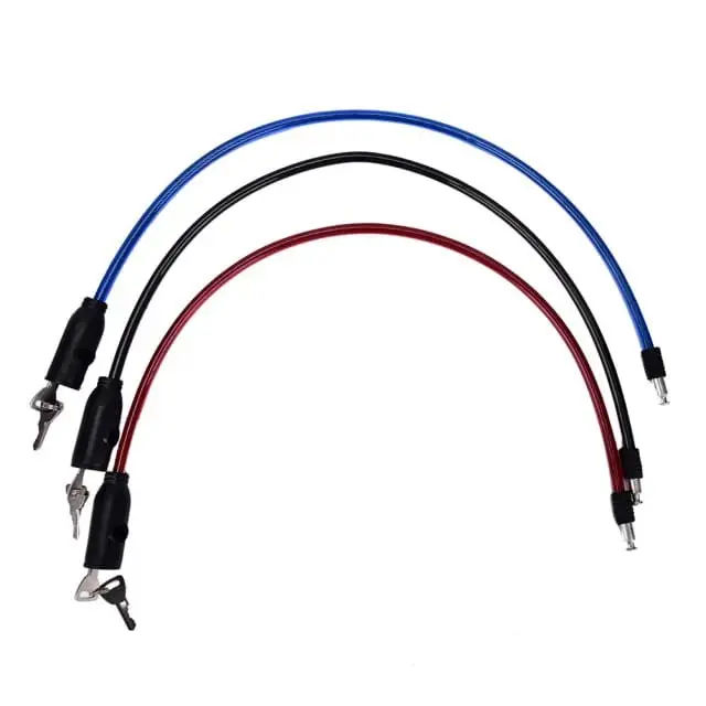 CL Gembok Sepeda Kunci Pengaman Sepeda Helm Motor Anti Maling Cable Safety Lock - Onlook 4