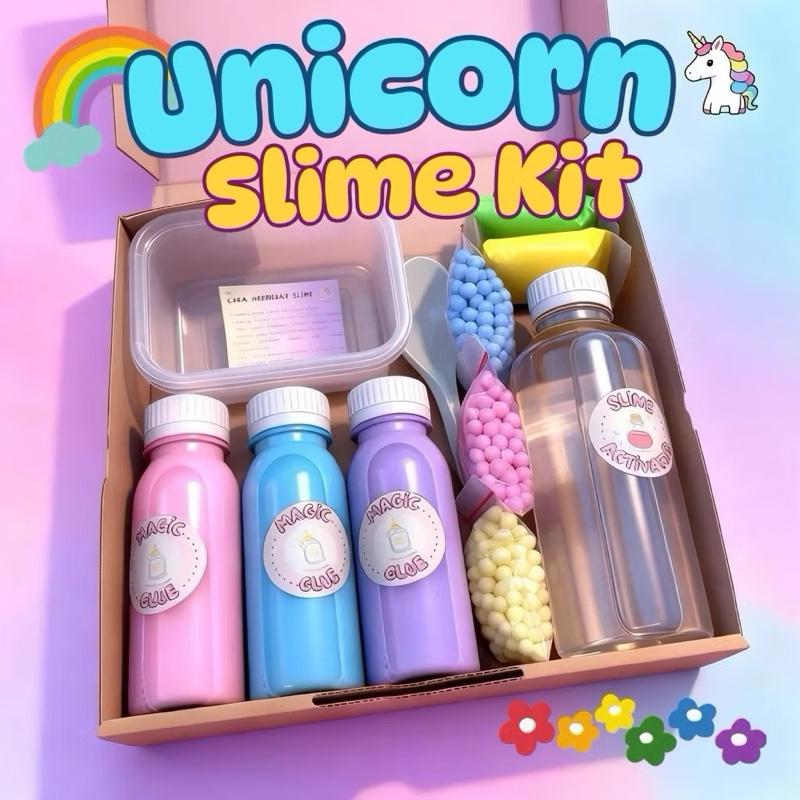 [COD] UNICORN SLIME KIT BY SLIMEX_MEDAN || DIY SLIME || BAHAN SLIME ...