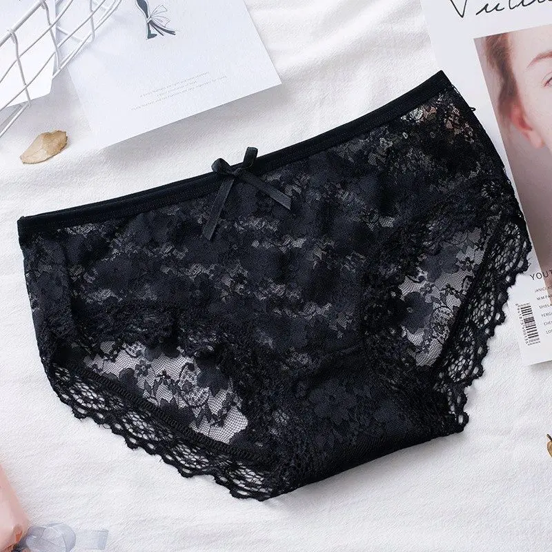-Ready Stok- Celana Dalam wanita Brokat Elastis Dengan Bahan Yang Sangat Nyaman Dipakai. 1