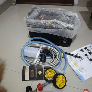 【24h shipping】SOARFLY Jet Steam 950 Bar Tekanan Tinggi High Pressure Washer, dilengkapi pengukur tekanan, mesin steam pembersih bertekanan tinggi для mencuci motor & mobil, debit air 8 liter/menit Car