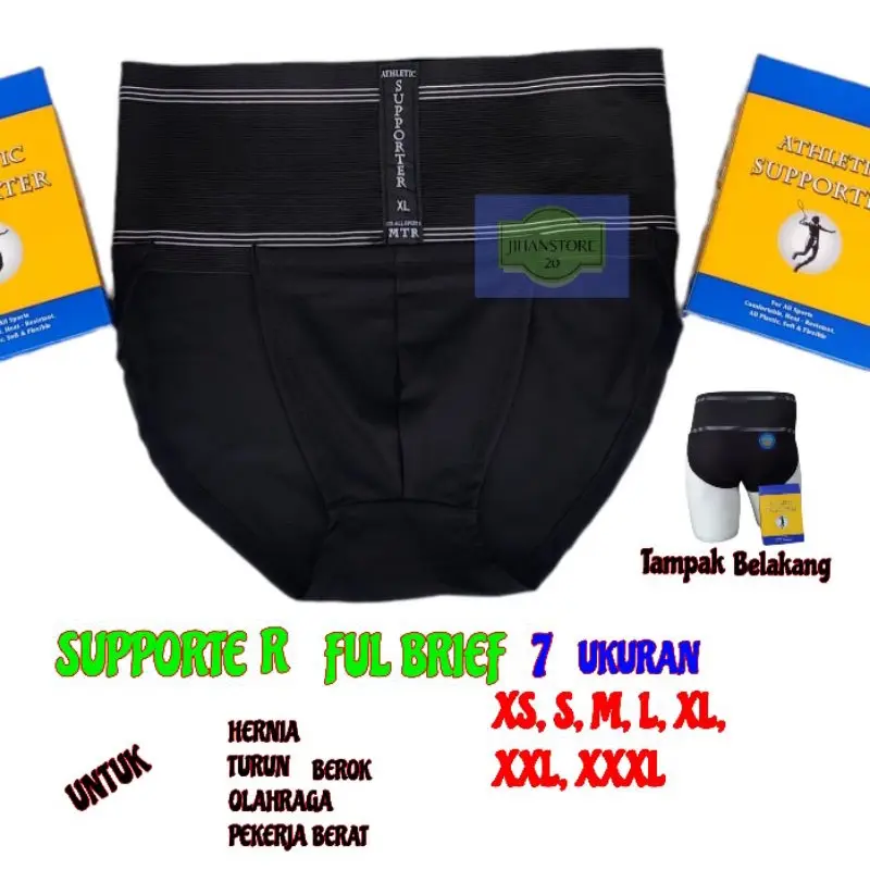 promo CELANA TURUN BEROK FUL BRIEF CELANA HERNIA /CELANA DALAM OLAHRAGA SUPPORTER/ CELANA DALAM PEKERJA BERAT CELANA TERAPI PERUT