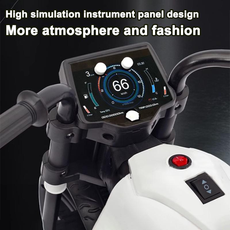 Kids Motorcycle Electric Music & Lights Ride On Motor Budak Elektrik Sport Budak Motor Rechargeable Toy Control Cool Metal Motor 1