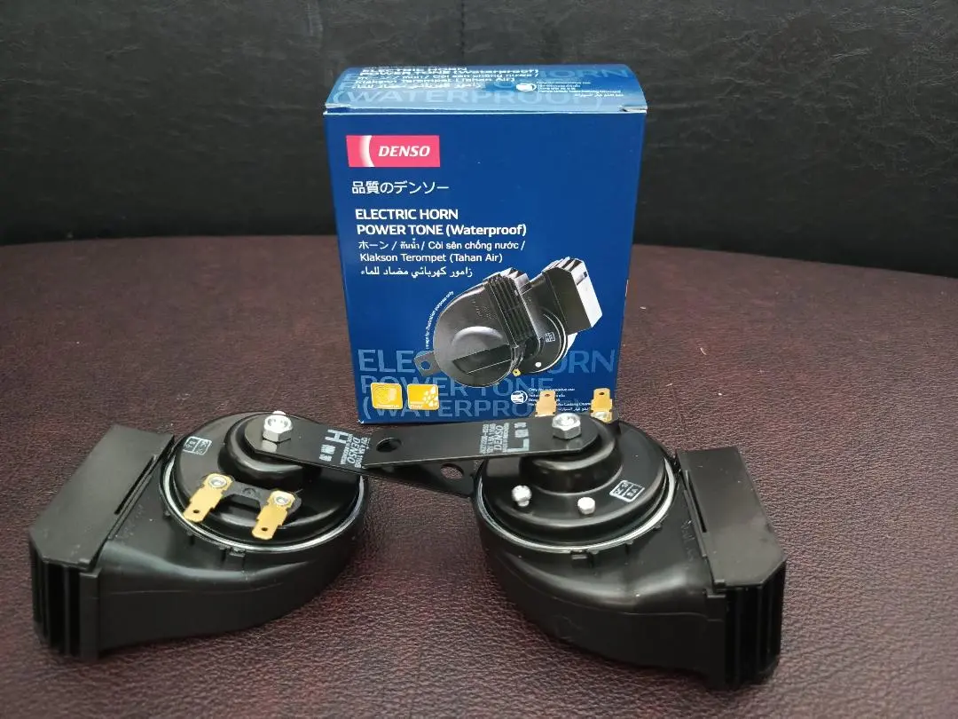 Klakson Keong Horn Mobil denso waterproof jaminan original bagus dan awet suara bulat