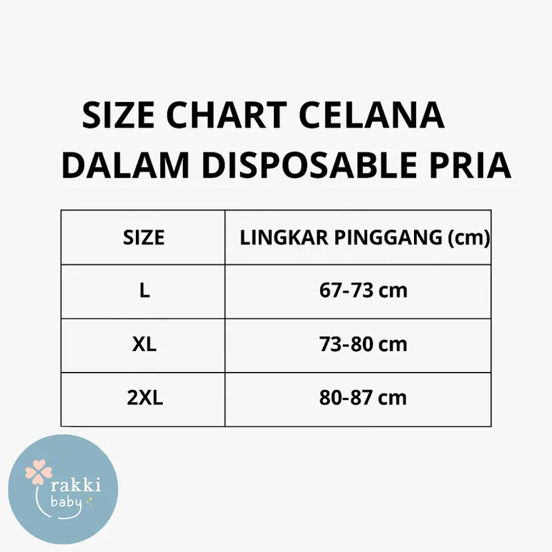 [RAKKIBABY] CELANA DALAM DISPOSABLE PRIA | CELANA DALAM SEKALI PAKAI ISI 5 PCS 2
