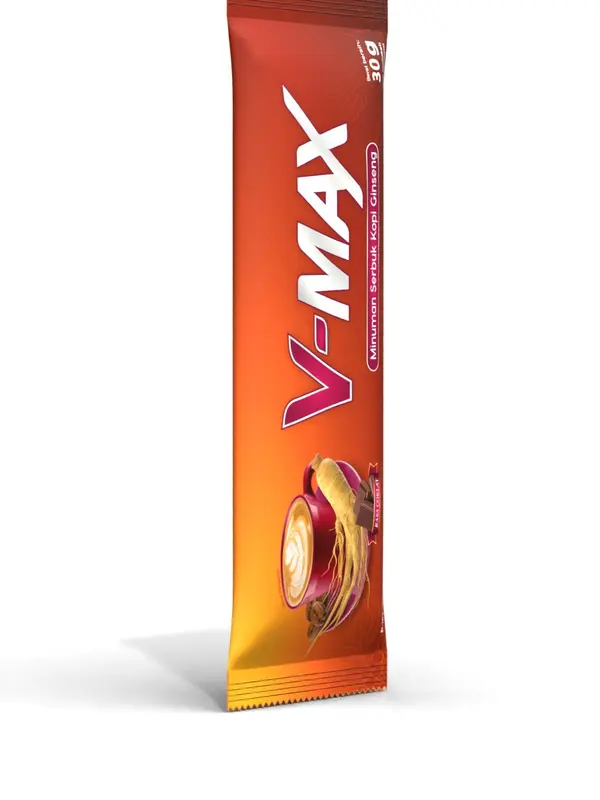 V-MAX KOPI GINSENG DENGAN COKELAT BPOM 271282001800001 UNTUK WANITA 2