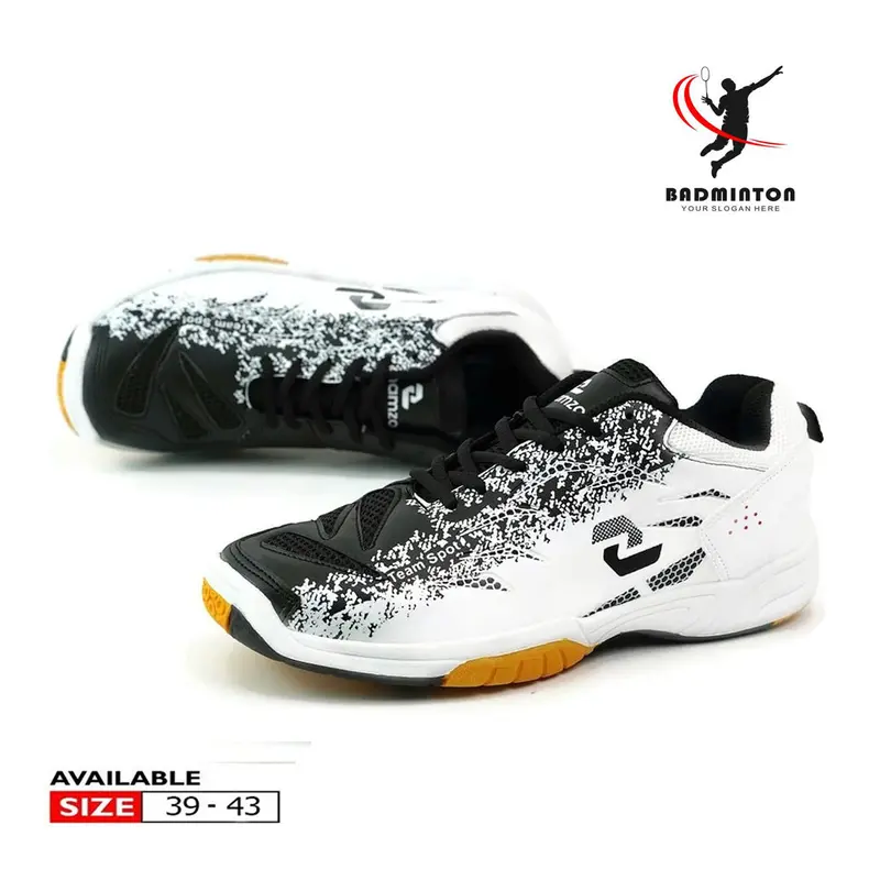 Sepatu Badminton Kamzo Original D14 Sepatu Bulutangkis Pria 5