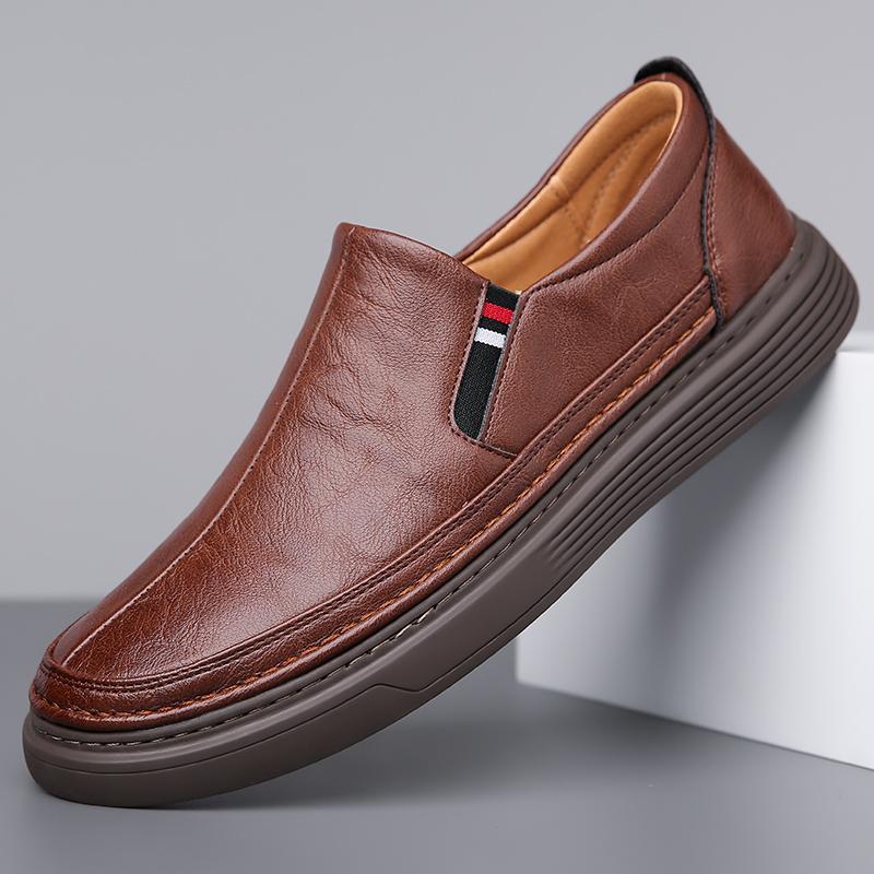 [ĐẾ PHÙ HỢP BÀN CHÂN VIỆT] Giày Tây Lười Nam PAMATE Da Mềm Mại - Ôm Chân Cực Nhẹ, Không Cần Tập - Thiết Kế Tối Giản Sang Trọng, - Hàng Mới 2025