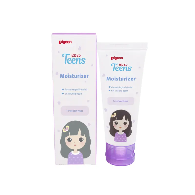 PIGEON TEENS MOISTURIZER ALL SKIN TYPES 50ML | Pelembap Kulit Remaja | Kulit Kering dan Normal | Moisturizing & Hydrating 3