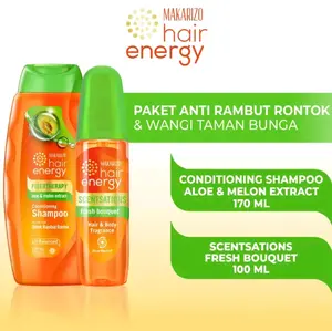 makarizo paket untuk rambut rontok dan wangi taman bunga