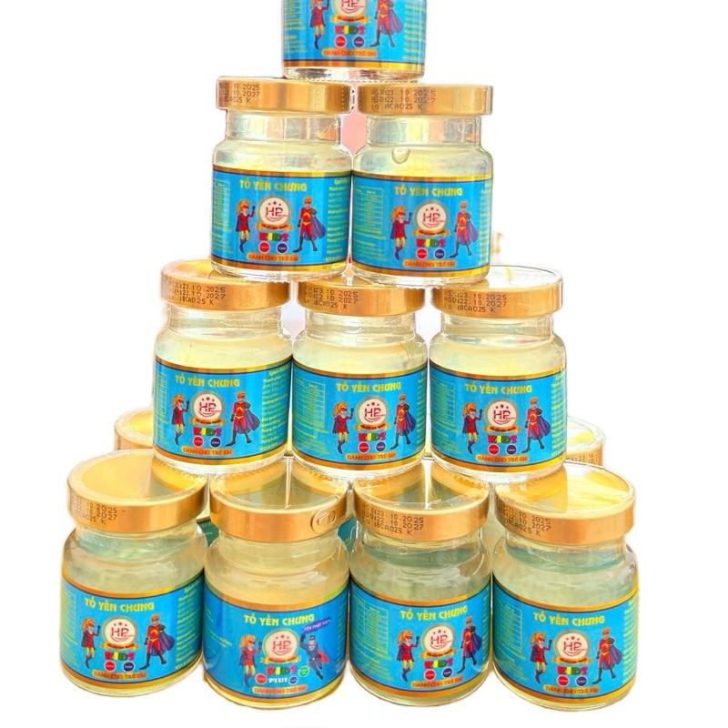 COMBO 30 hũ yến chưng dành cho trẻ em 50% yến sào 6gram yến tươi 1 hũ 70ml bổ sung Vitamin Canxi Lyzine hỗ trợ cải thiện hệ tiêu hóa giúp Bé ăn ngon hơn tiêu hóa tốt hơn.
