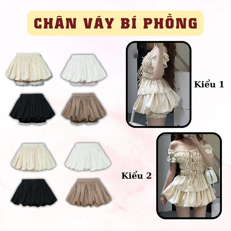 [CÓ HỎA TỐC] Chân váy quần dáng bí phồng SAIGONESE dành cho nữ