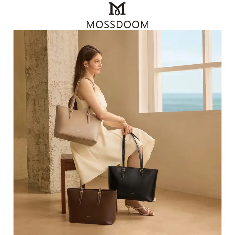 MOSSDOOM Tas Totebag Fiorella Bag Tas Ringan Dan Serbaguna Untuk Aktivitas Sehari Hari Tas Berkapasitas Besar 3