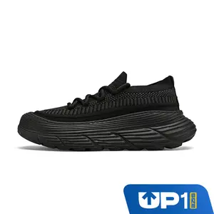 Luckyfanstore Sepatu Sneakers Reaper Slip on Hitam Sports Kasual - E18 Casual Pria Shoes