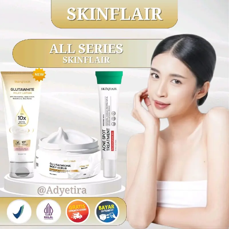 glutathione body scrub skinflair Scrub: Tone Up Skinflair Glutawhite Milky Lotion and skinflair body scrub 69k
