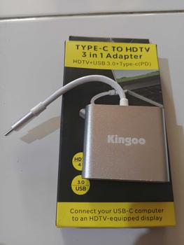 Product Review of Kabel Converter USB 3 in 1 TypeC To HDMI 4K - TypeC - USB 3.0 Adapter Kabel HUB for Macbook from W**n 1