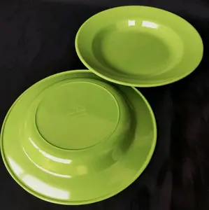 6 pcs /12 pcs tatakan gelas semi melamin ssj / piring kecil ukuran 15 cm