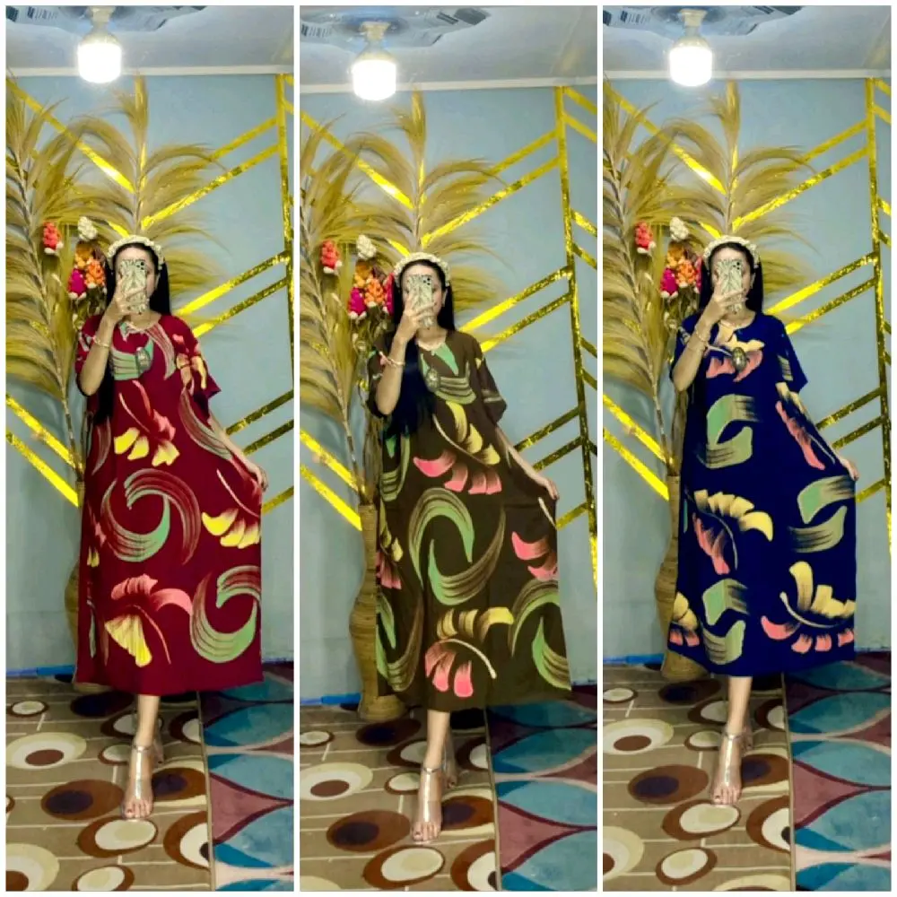 paket usaha 3 pcs daster jumbo LD 130 cm PB 115 cm motif CASANDRA rayon standard busui bumil  only 100 ribu