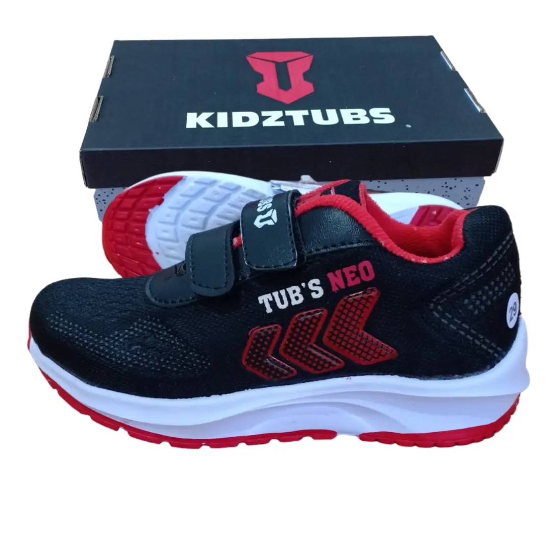 Sepatu Sekolah Anak Laki Laki Perempuan Sepatu Warna Hitam Murah Tali Perekat Rekat Kecil Tanggung Umur 6-10 Tahun PAUD TK SD SMP SMA Kelas 1 2 3 4 5 6 7 8 9 0-KIDZTUBS1618012424 Kaki Laki-Laki Anak-Anak Bayi Putih Cowok