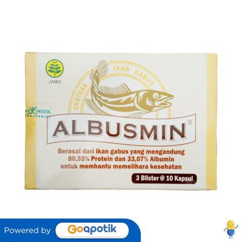 Gambar ALBUSMIN BOX ISI 30 KAPSUL dari Apotek Apollo Bandung By GoA Kota Bandung Tokopedia